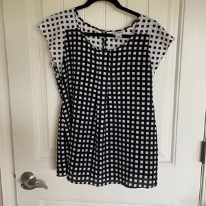 Motherhood maternity medium short sleeve blouse M